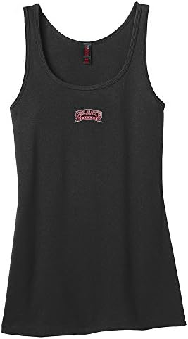 Promoversity Women's NCAA Ladies Mini-Rib Racerback Tank, Black, Size 4X