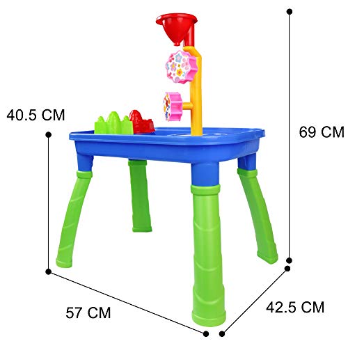 Table-de-Sable-et-Eau-Jouet-de-Plage-Table-de-Jeu-Enfant-pour-Le-Jardin-Extrieur-Plage-Vacances-dt-Plus-de-3-Ans