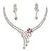 Geode Delight American Diamond Cz Necklace Set RS.899.00