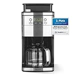 kaffeemaschine mahlwerk stiftung warentest SMARTE DETAILS: Kaffeegenuss ohne Wartezeit - mit dem 24-Stunden-Timer startet die Maschine automatisch mit dem mahlen und brühen zur gewünschten Zeit. Filterhalter und Filter lassen sich zur unkomplizierten Reinigung einfach entnehmen. Mit energiesparender Abschaltautomatik nach 40 min bei Nichtbenutzung.