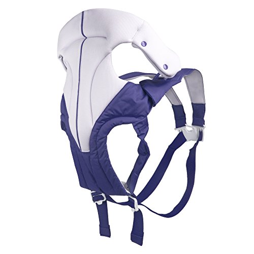 Youlanda 3 Positionen Babytrage als Bauchtrage, Baby Carrier, Rückentrage und Hüfttrage mit Kopfunterstützung für Neugeborene, Säugling und Kleinkinder - 2