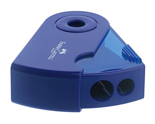Faber-Castell 182701 – Doppelspitzdose Sleeve, farblich sortiert in rot und blau -keine Farbauswahl möglich- - 3