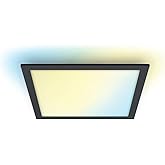 Wiz Siyah Akıllı Sıva &Uuml;st&uuml; RGB Kare Panel Tavan Armat&uuml;r&uuml; 36W