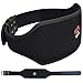 Price comparison product image AQF 6” Weight Lifting Belt Back Support Firm & Comfortable Lumbar Support Bodybuilding Fitness - 6 Inch Neoprene Black - Great for Squats, Crossfit, Lunges, Deadlift, Thrusters (Large)