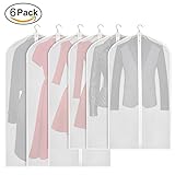 MEHRFACHE VERWENDUNGEN - Ideal für größere Jacken, Anzüge, Sakkos, Hemden, Kleider, Smokings, Blusen oder weitere Kleidungsstücke passen optimal in unseren Kleiderhüllen
