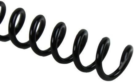 MyBinding.com 7mm Black 4:1 Pitch Spiral Binding Coil - 100pk Black [Kitchen] by PVC 300/300V