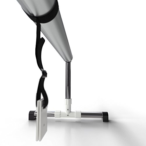 Pool Aufroller fahrbar Aufrollvorrichtung für Solarfolie Poolabdeckung (Silber) - 7