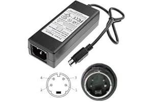 TOPCHARGEUR TOP CHARGEUR ® Adattatore Caricatore Caricabatteria Alimentatore 12V 5V 2A 4 PIN Mini Din per Jentec Technology CO LTD JTA0202Y