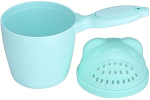 ZERODIS Kubek na szampon Kubeczek na szampon dla dzieci Śliczne dzieci Mycie włosów Kąpiel Flusher Cup Ochrona Kubeczek do przemywania oczu dla małych dzieci (zielony)