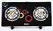 Pigeon Apollo Smart Plus 2 Burner Designer Gas Stove, Black RS.3275.00