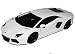 Produktbild Lamborghini Aventador LP700-4 Coupe Weiss Ab 2011 1/25 1/24 Maisto Modell Auto mit individiuellem Wunschkennzeichen