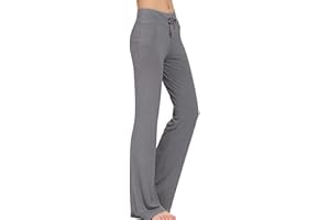 TownCat Pantalon décontracté Droit pour Femme avec Cordon de Serrage pour Le Yoga et la Course à Pied