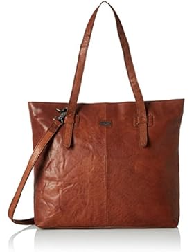 Spikes & Sparrow Damen Zip Bag Henkeltasche, 7x33x36 cm