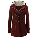 TianWlio Mäntel Frauen Herbst Winter Weihnachten Damen Oberteile Pullover Mantel Blusen Modus Frauen Solide Tasche Langarm Strickjacke