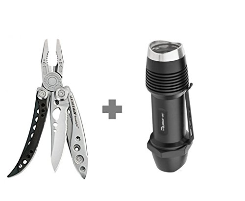 Preisvergleich Produktbild Freestyle Multifunktionswerkzeug und LED LENSER F1 Taschenlampe im Set