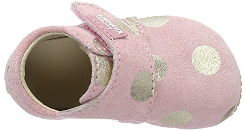 Living Kitzbühel Baby Mädchen Klett Leder mit Goldernen Punkten Lauflernschuhe - 7