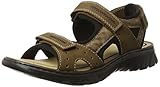 Breite Passform: Standard Rieker Herren 26757 Sandalen, Braun (zimt/reh/Schwarz/24), 41 EU