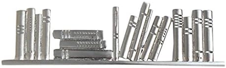 Bookshelf-shaped tie clip/tie pin, 5.8 cm, matt silver with gift box