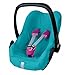 Produktbild ByBoom® - Universal Sommerbezug, Schonbezug aus 100% Baumwolle, für Babyschale, Autositz, z.B. Maxi Cosi CabrioFix, City, Pebble; Designed in Germany, MADE IN EU, Farbe:Aqua