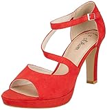  s.Oliver Damen 5-5-28323-22 500 Peeptoe Pumps, Rot (Red 500), 40 EU