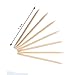 Oyedens 100Pcs Nail Art Orange Wood Stick Cuticle Pusher Remover Pedicure Manicure Care Tool 8cm (100PCS)