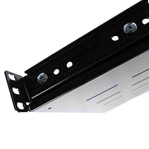 Server-Rack-Fach Regal 450 mm 1U verstellbare 390-510 mm - 5