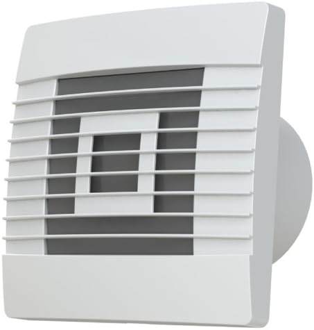 Quality Wall Kitchen Bathroom Extractor Fan 100mm Standard with Gravity Shutter Prestige Ventilation Fan