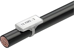 LEGRAND Weidmüller 1610700000 WKM 18/43 Señalizador de Cables para Etiquetas Señalizadoras, Caja de 50