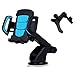 Price comparison product image SUNSEATON Car Phone Holder, Car Phone Mount Cradle 2 in 1 Car Telephone Stand & Car Vent Mount with Quick Release Button, Telescopic Arm (Blue)