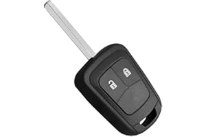 KingYH Guscio Chiave 2 Tasti con Contatto Batterie Compatibile con Ope Astra J Insignia A Meriva B Zafira C Mokka Orlando Aveo Cover Guscio Scocca Chiave per la Sostituzione Della Chiave