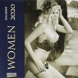 Women 2020: Broschürenkalender mit Ferienterminen. Erotik-Kalender in schwarz weiß. 30 x 30 cm by