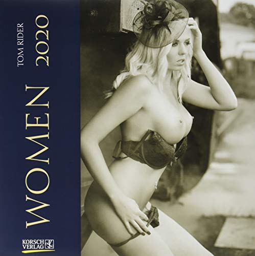 Women 2020: Broschürenkalender mit Ferienterminen. Erotik-Kalender in schwarz weiß. 30 x 30 cm