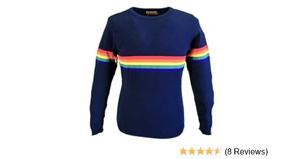mens rainbow jumper