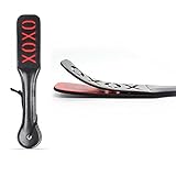 YUEWIN Paddle for Spanking Handmade Toys Black 13 Inch (XXOO)