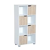 ✅Multiusos: Ideal para guardar libros, ropa, documentos u otros objetos. Es un mueble de diseño moderno, adecuado para oficina, sala de estudio, salón, habitación, etc..