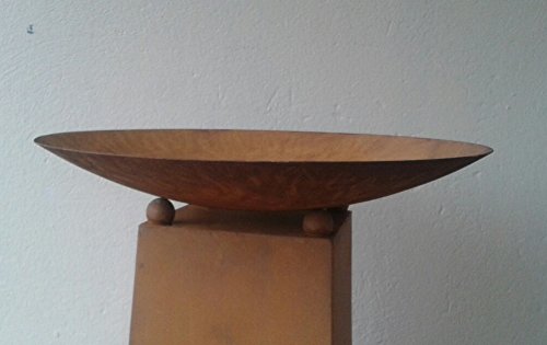 Schale ca. 50 cm aus Metall Edelrost Rost Eisen Deko Garten Feuerschale - 3