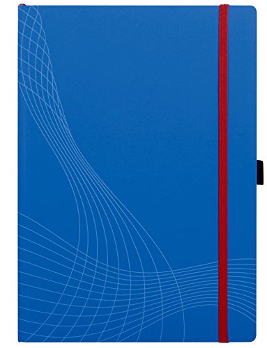 Download Avery 7045 Notizio Notebook Squared Ruled, White Lines on Grey, Casebound Plastic Blue Cover (A4)