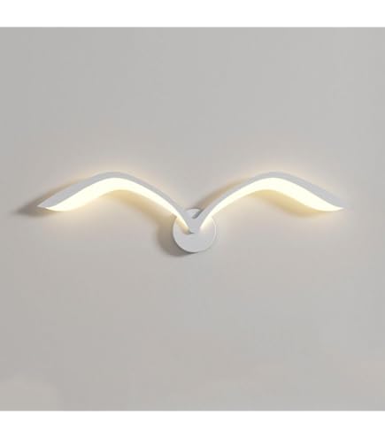 Kinderkamer wandlamp met trekschakelaar, 5W LED binnenwandlamp driekleurige dimbare vogel bedlamp, glazen lampenkap, cartoon muur kinderlamp voor jongens meisjes slaapkamer woonkamer, goud