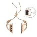 Produktbild FOONEE für Apple Watch Band 38 mm, 2018 Vintage Classy Edelstahl Perlen für für Feminine Frauen Mädchen Apple Watch Serie 3, Serie 2, Serie 1 38mm - Rose Gold