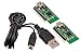 Produktbild Pololu Wixels Programmable Controller Pair (Fully Assembled) + USB Cable TI CC2511F32 Microcontroller USB Wireless 2.4 GHz Radio Module Bootloader USB Interface for Robot or Other System 1338