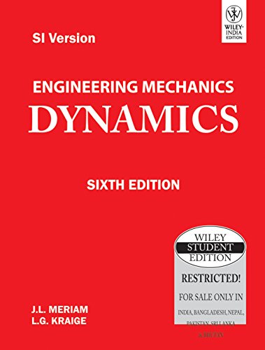 Preisvergleich Produktbild ENGINEERING MECHANICS: DYNAMICS, 6TH ED [Paperback]