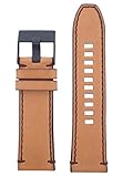 Diesel Uhrband Wechselarmband LB-DZ4468 Ersatzband DZ4468 Uhrenarmband Leder 26 mm Braun