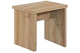 0585/45 Bank-45 Edelbuche Buche Dekor Hocker Sitzhocker Sitzbank BxHxT ca. 45 x 47 x 37 cm
