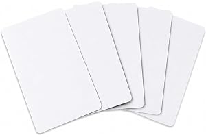 HVLOSNE 10-pack RFID Kort 13,56 MHz Programmerbara, CUID Chip, Tomma Omskrivbara NFC Kort, Badge Kort för Åtkomstkontroll, Byggnad, Kontor, Parkering, Garage, Hiss Kompatibel