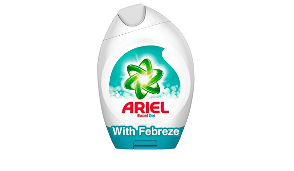 Ariel excel Gel +febreze 16wsh 6x 592ml (5410076707836)