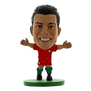 SoccerStarz Portugal Cristiano Ronaldo Home Kit/Figuras, 5 cm, SOC1264