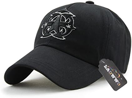 LAOWWO Men's Baseball Polo Style Embroidered Cap Adjustable Sport Outdoor Running Fashion Leisure Cap Hat for Streetwear 5 Colours