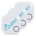 Produktbild musegear® Schlüsselfinder mit Bluetooth App I 3er Pack I Keyfinder laut für Handy in weiß I GPS Ortung/Kopplung I Schlüssel Finden