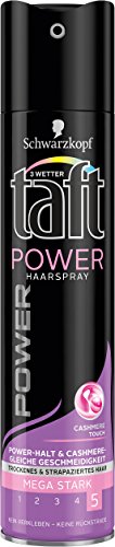 Drei Wetter Taft Power Cashmere Touch Haarspray, mega starker Halt 5, 3er Pack (3 x 250 ml)
