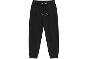 MIXLAC Boys Fleece Jog Pants Kids School PE Joggers Warm Sports Trousers Winter Bottoms Sweatpants
